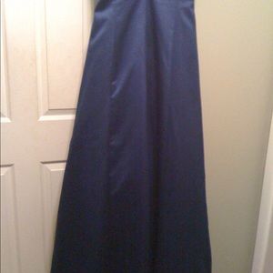 Strapless prom dress